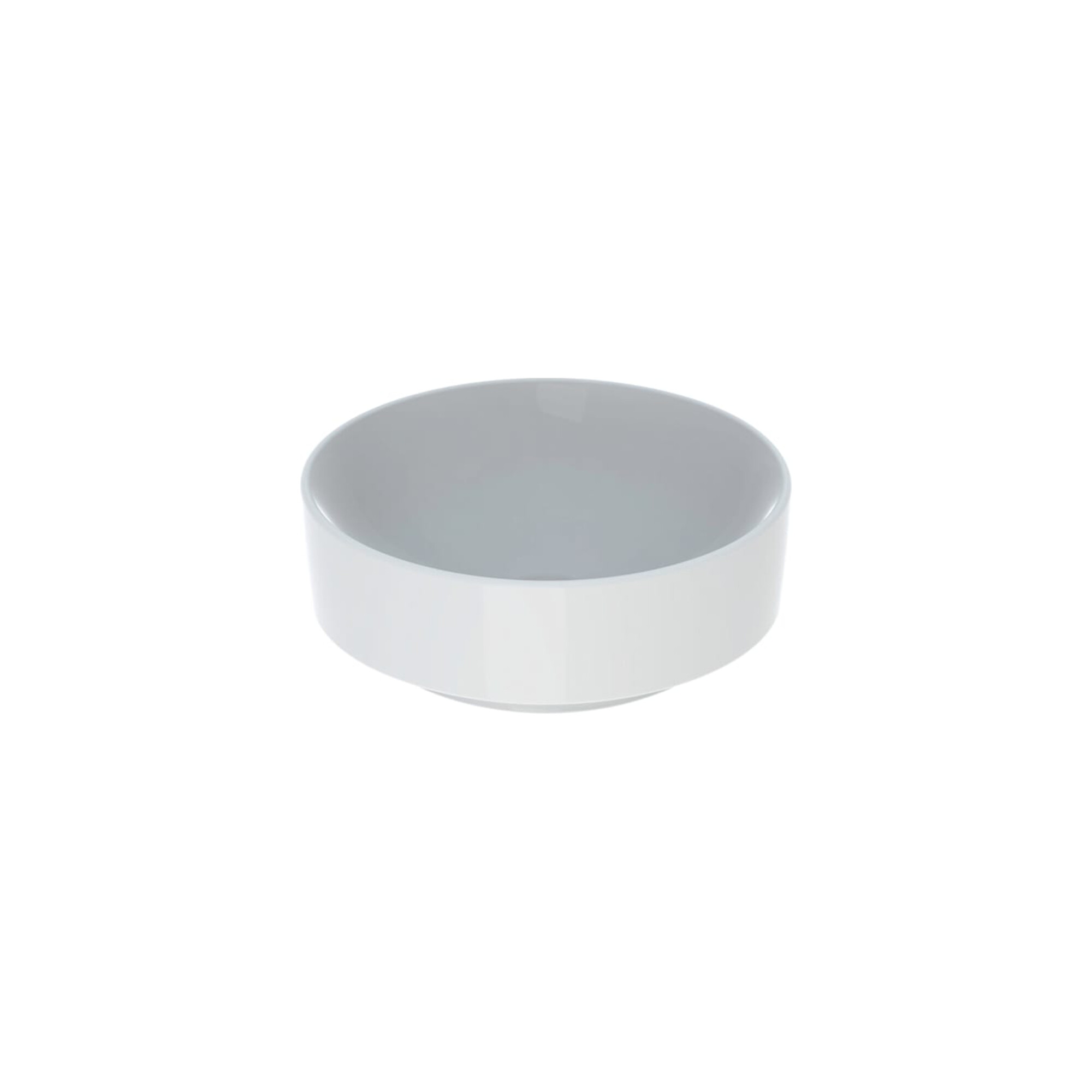 Geberit Aufsatzwaschtisch VariForm d 40cm, o. Hahnl., o. ÜL, rd, we. K-Tect