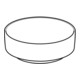 Geberit Aufsatzwaschtisch VariForm d 40cm, o. Hahnl., o. ÜL, rd, we. K-Tect-4