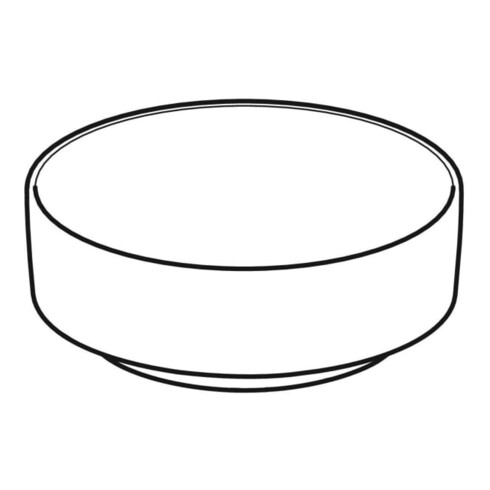 Geberit Aufsatzwaschtisch VariForm d 40cm, o. Hahnl., o. ÜL, rund, weiß
