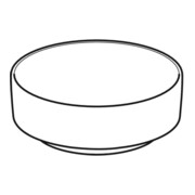 Geberit Aufsatzwaschtisch VariForm d 40cm, o. Hahnl., o. ÜL, rund, weiß-4