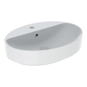 Geberit Aufsatzwaschtisch VariForm w K-Tect, 60x45cm, m Hahnloch, m ÜL, ov.