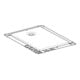 Geberit Bac à douche rectangulaire Olona blanc/mat, 100x80x4 cm