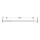 Geberit Bac à douche rectangulaire Olona blanc/mat, 120x80x4 cm