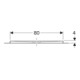 Geberit Bac à douche rectangulaire Olona blanc/mat, 120x80x4 cm