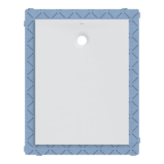 Geberit Bac à douche rectangulaire Olona blanc/mat, 120x90x4 cm