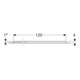 Geberit Bac à douche rectangulaire Olona blanc/mat, 120x90x4 cm