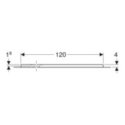 Geberit Bac à douche rectangulaire Olona blanc/mat, 120x90x4 cm-5