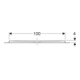 Geberit Bac à douche rectangulaire Olona blanc/mat, 140x100x4 cm