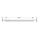 Geberit Bac à douche rectangulaire Olona blanc/mat, 140x80x4 cm