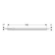 Geberit Bac à douche rectangulaire Olona blanc/mat, 140x80x4 cm-5