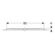 Geberit Bac à douche rectangulaire Olona blanc/mat, 140x90x4 cm