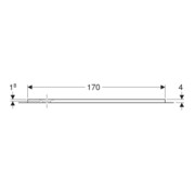 Geberit Bac à douche rectangulaire Olona blanc/mat, 170x80x4 cm-5