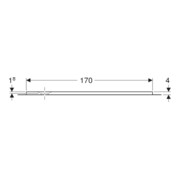 Geberit Bac à douche rectangulaire Olona blanc/mat, 170x90x4 cm-5