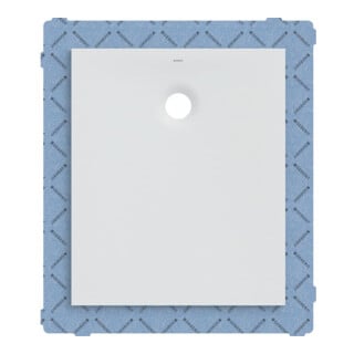 Geberit Bac à douche rectangulaire Olona blanc/mat, 90x75x4 cm