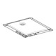 Geberit Bac à douche rectangulaire Olona blanc/mat, 90x75x4 cm