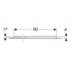 Geberit Bac à douche rectangulaire Olona blanc/mat, 90x75x4 cm-5