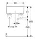 Geberit Bac multifonction Publica 50x39x20 cm, avec trop-plein, blanc