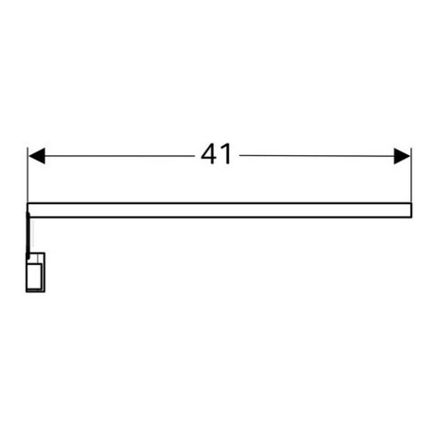 Geberit Bandeau lumineux LED 41 cm, max. 3,5 W, 392 lumens