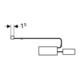 Geberit Bandeau lumineux LED 53,5 cm, max. 4,5 W, 504 lumens