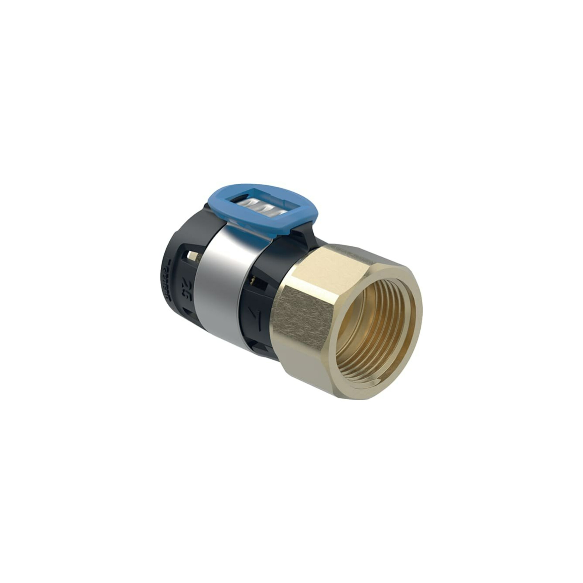 Geberit bergang FlowFit d= 16mm, Rp 3/8, mit Innengewinde