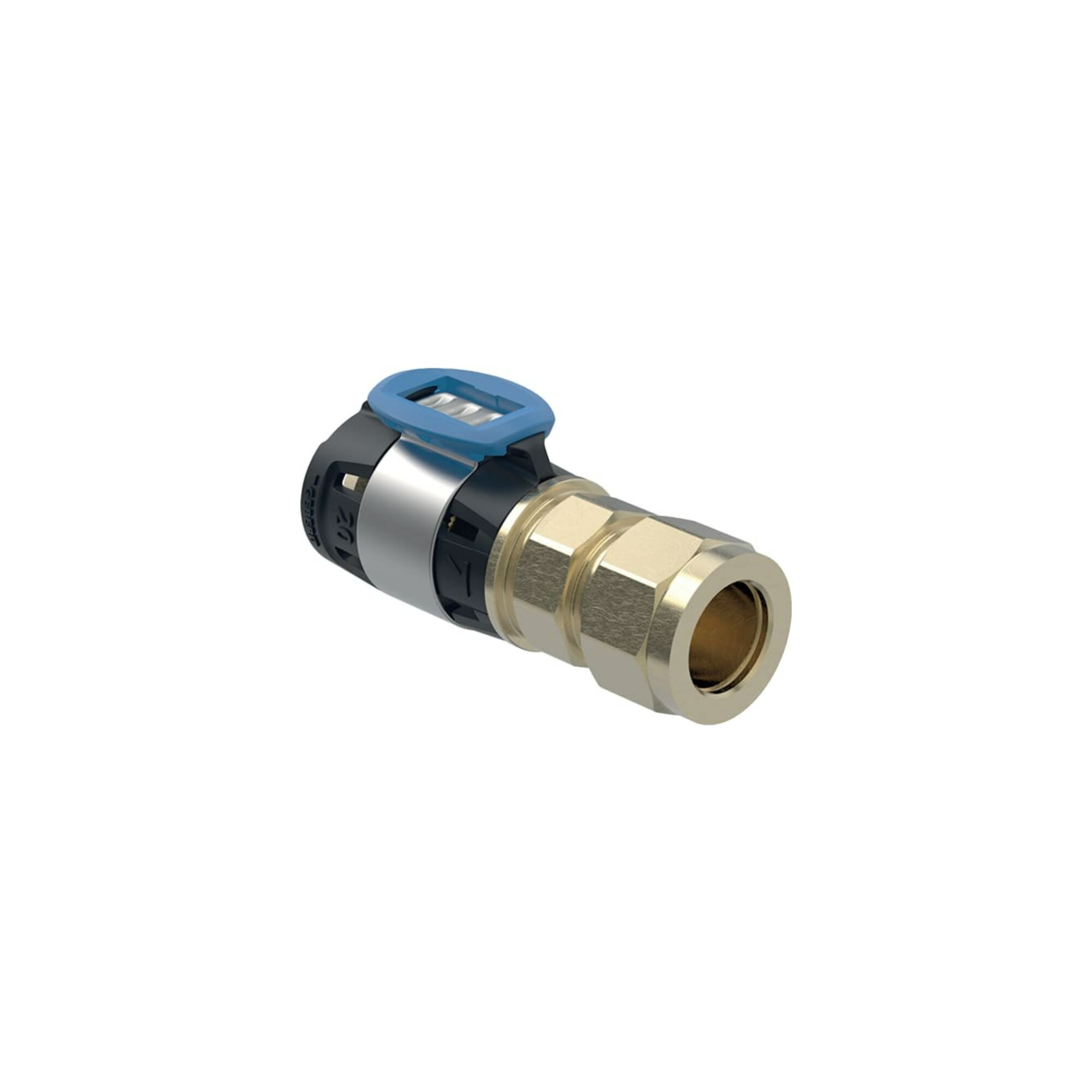 Geberit bergang FlowFit d= 16x15mm, mit Klemmringverschraubung
