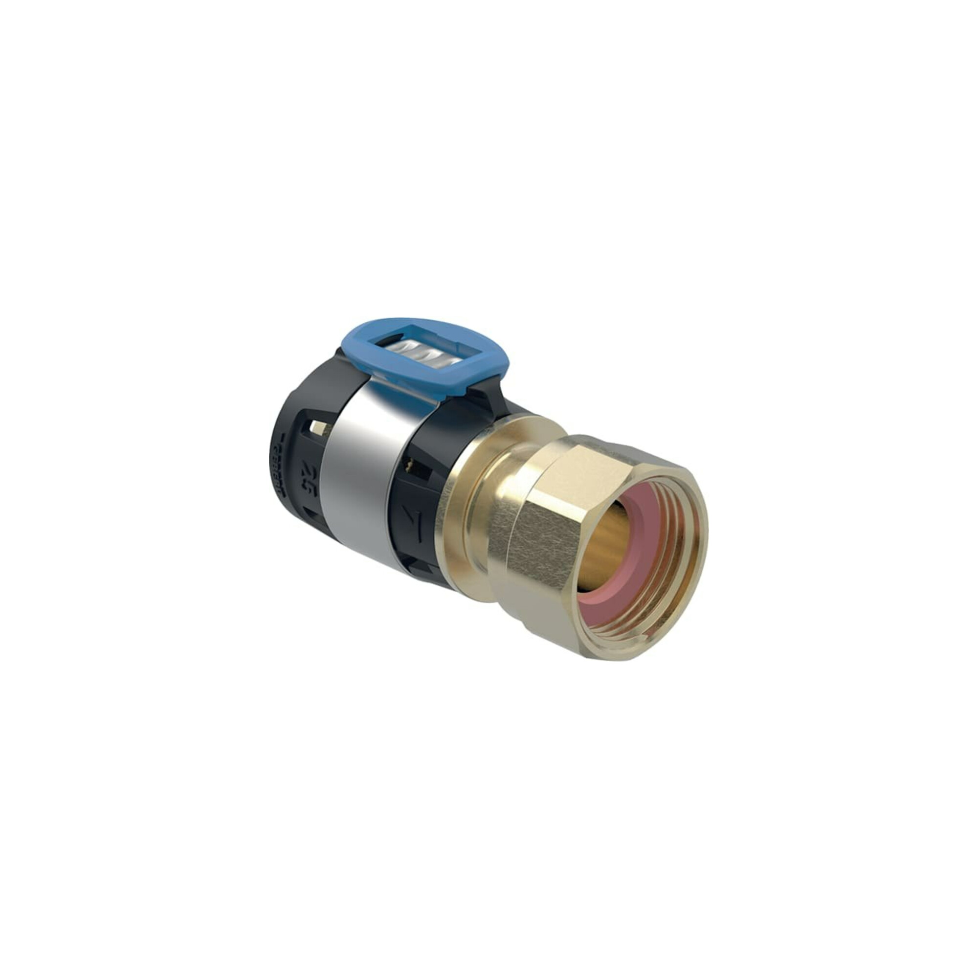Geberit bergang FlowFit d= 25mm, G 1, mit Überwurfmutter