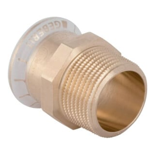 Geberit bergang Mapress d 28mmxR 1, Cu, m Außengewinde, Rotguss