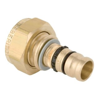 Geberit bergang Mepla d= 32mmxG 1, mit Überwurfmutter, Rotguss