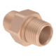 Geberit bergang MeplaFix R 1/2, mit AG MF 1/2, Rotguss-1