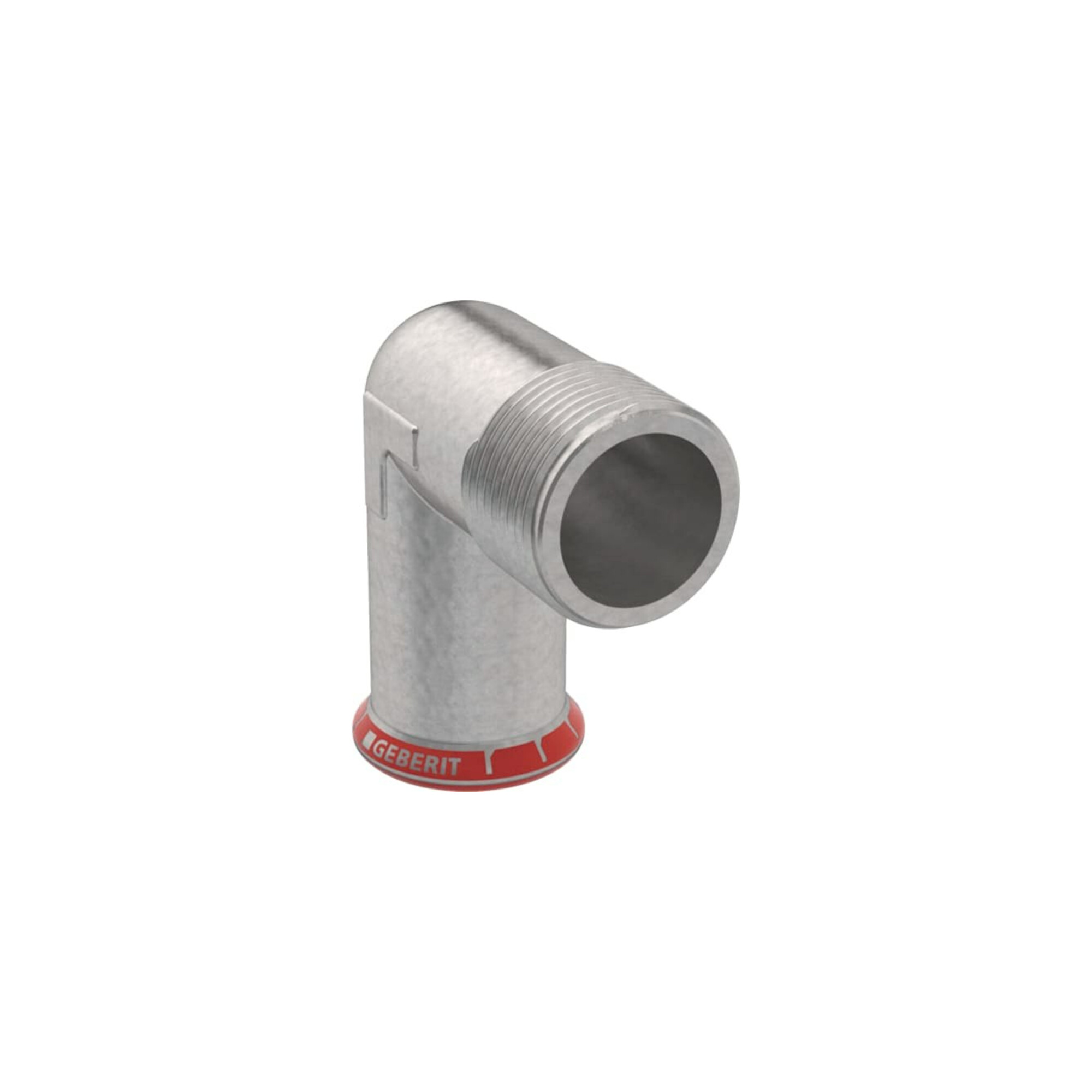 Geberit bergangswinkel Mapress C-Stahl 28mmxR 3/4, 90G, m AG, außen verzinkt