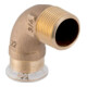 Geberit bergangswinkel Mapress d 18mmxR 3/4, Cu, 90G, m AG, Rotguss-1