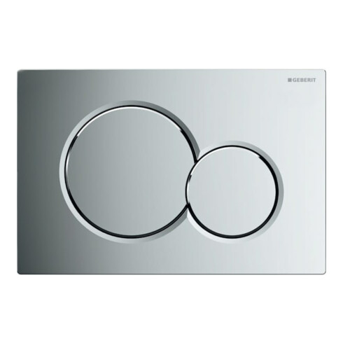 Geberit Betätigungsplatte Sigma 01 hgl-vc, für 2-Mengen-Spülung, Kunststoff