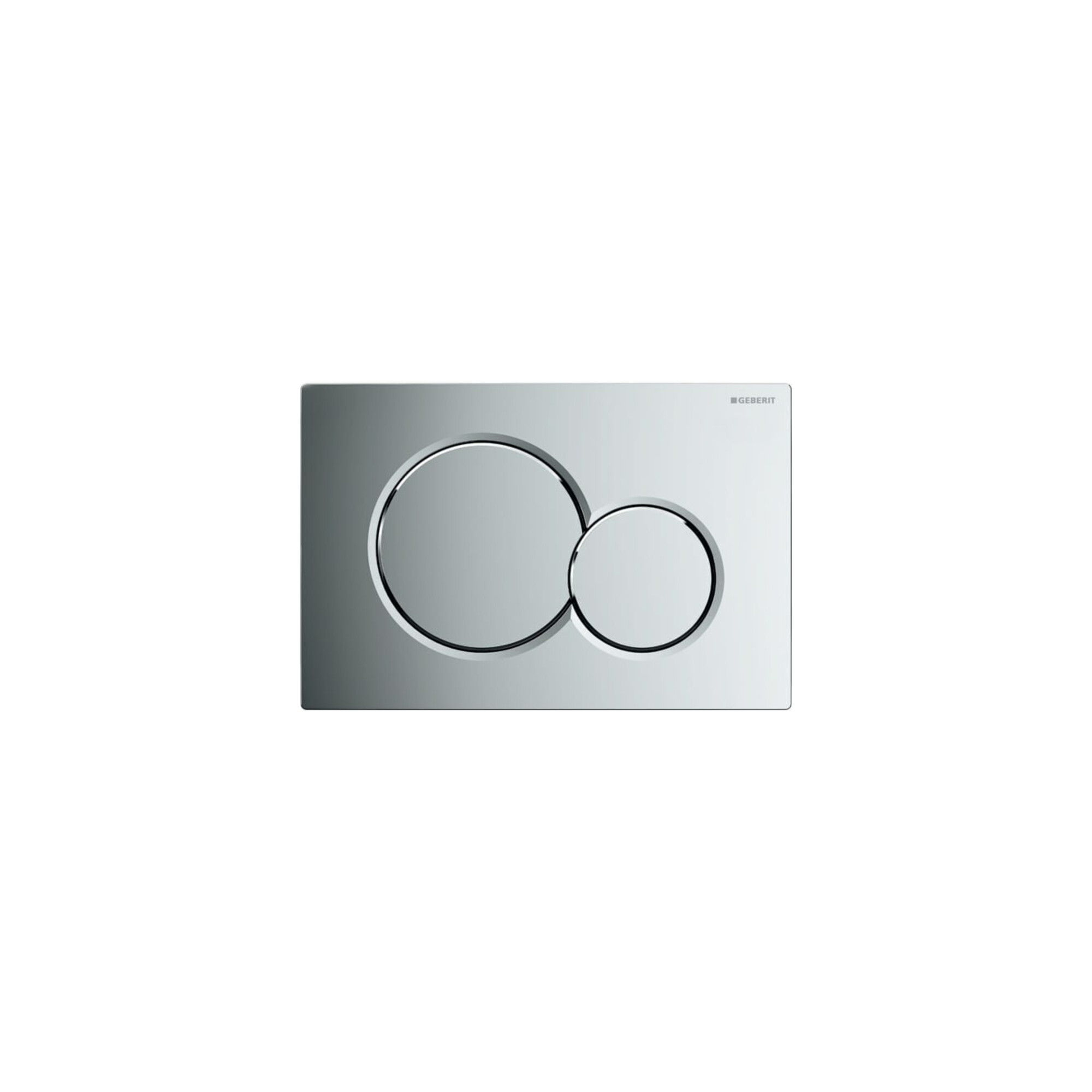 Geberit Betätigungsplatte Sigma 01 hgl-vc, für 2-Mengen-Spülung, Kunststoff