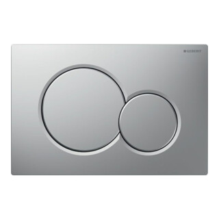 Geberit Betätigungsplatte Sigma 01 mattchr. lack., f 2-Mg-Spül., Kunststoff