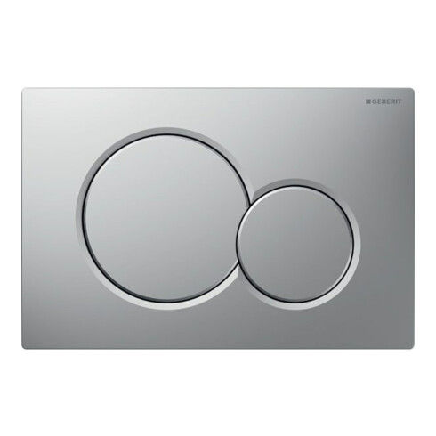 Geberit Betätigungsplatte Sigma 01 mattchr. lack., f 2-Mg-Spül., Kunststoff