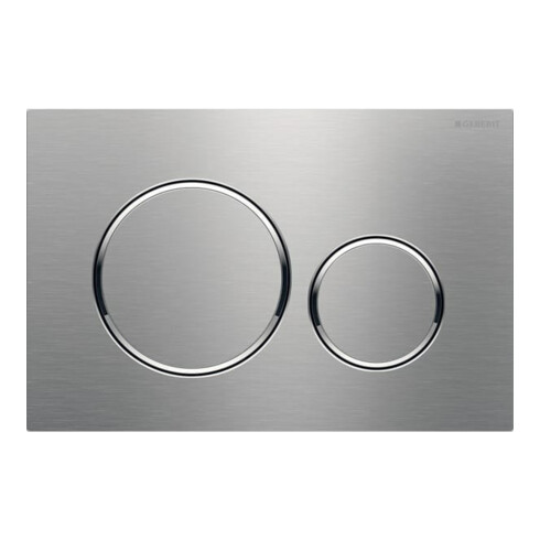 Geberit Betätigungsplatte Sigma 20 Pl/T ES geb., Rg. pol., f 2-Mg-Spül.