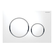 Geberit Betätigungsplatte Sigma 20 Pl/T we, Rg. vc, für 2-Mengen-Spülung