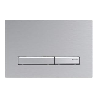Geberit Betätigungsplatte Sigma 50 Pl c ge, Pl/T verchromt, sq, f 2-Mg-Spül.