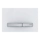Geberit Betätigungsplatte Sigma 50 Pl we., Pl/T verchromt, sq, f 2-Mg-Spül.-1