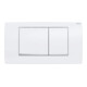Geberit Betätigungsplatte Twinline 30 Pl/Dr w, Streif g verchromt, f 2-Mg-Spül.-1