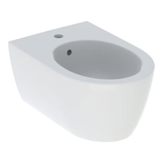 Geberit Bidet mural iCon fermé, avec trop-plein, blanc KeraTect