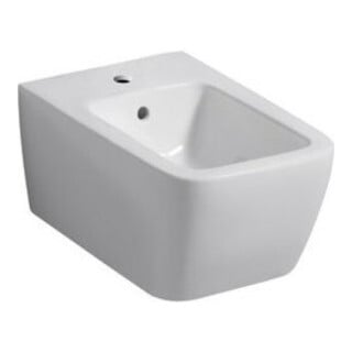 Geberit Bidet mural iCon Square forme fermée, avec trop-plein, blanc