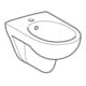 Geberit Bidet mural Renova avec trop-plein, blanc