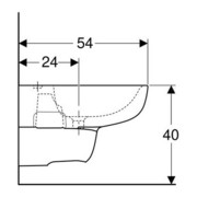 Geberit Bidet SMYLE wandhängend weiß-4