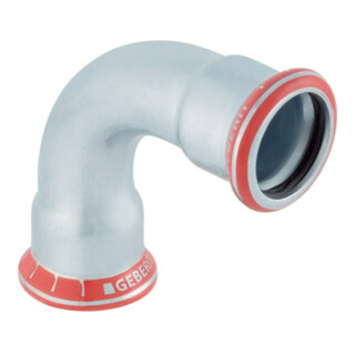 Geberit Bogen Mapress C-Stahl d= 18mm, 90Grad, außen verzinkt