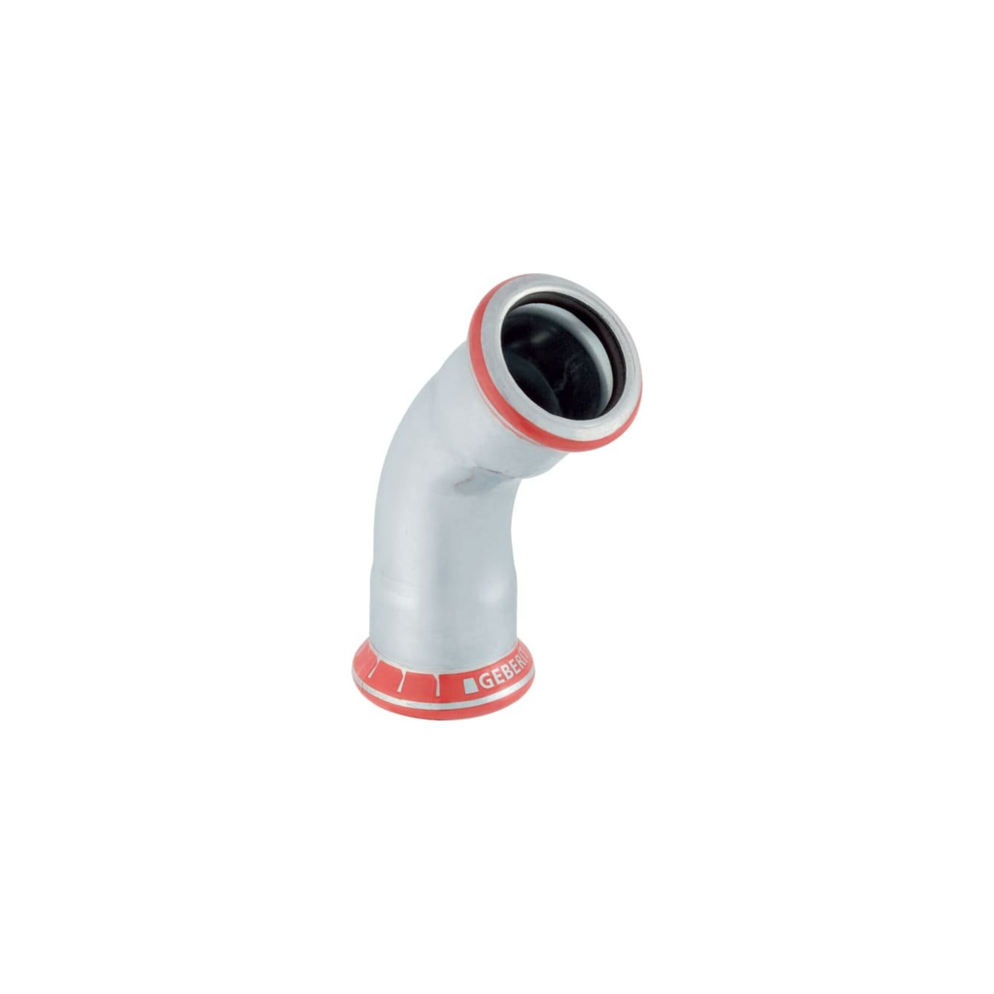 Geberit Bogen Mapress C-Stahl d= 28mm, 45Grad, außen verzinkt