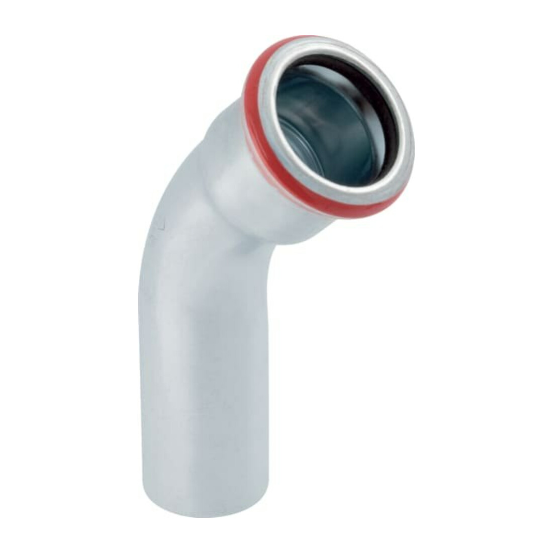 Geberit Bogen Mapress C-Stahl d= 35mm, 45Grad, Einschubende