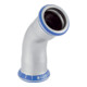 Geberit Bogen Mapress d= 18mm, LABS-frei, 45Grad, Edelstahl-1