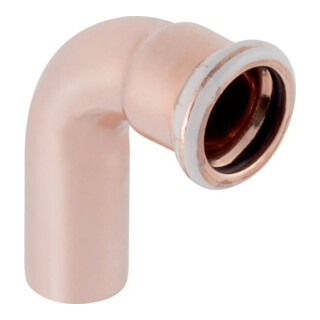 Geberit Bogen Mapress d 54mm, 90Grad, mit Einschubende, Kupfer