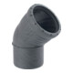 Geberit Bogen Silent Pro DN 90, 45Grad, hochschalldämmend-1
